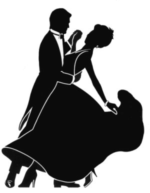 Picture of well-dressed couple dancing